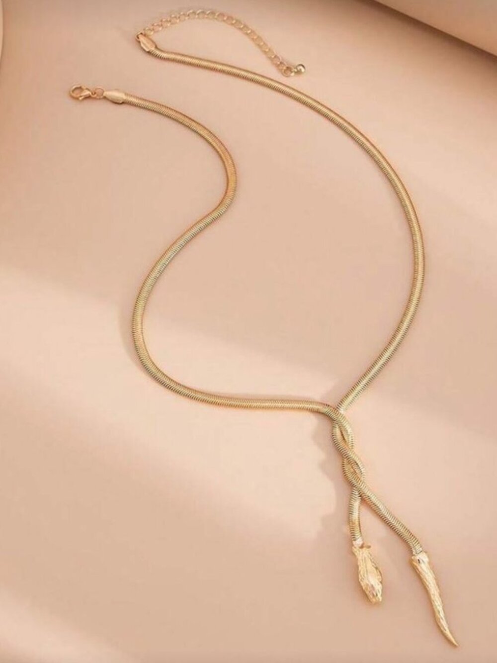 GoldSnake Chain Necklace M714